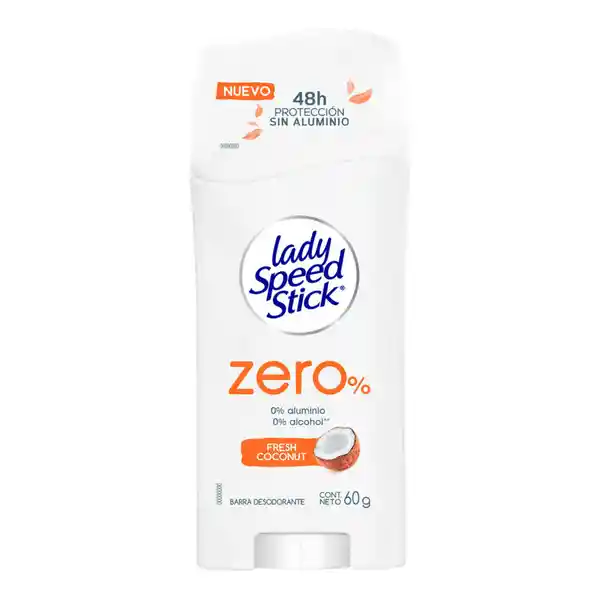 Desodorante en Barra Lady Speed Stick Zero% Coconut 60 g