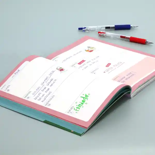 Planificador Anual Con Diseño 18 x 1.4 x 23.5 cm