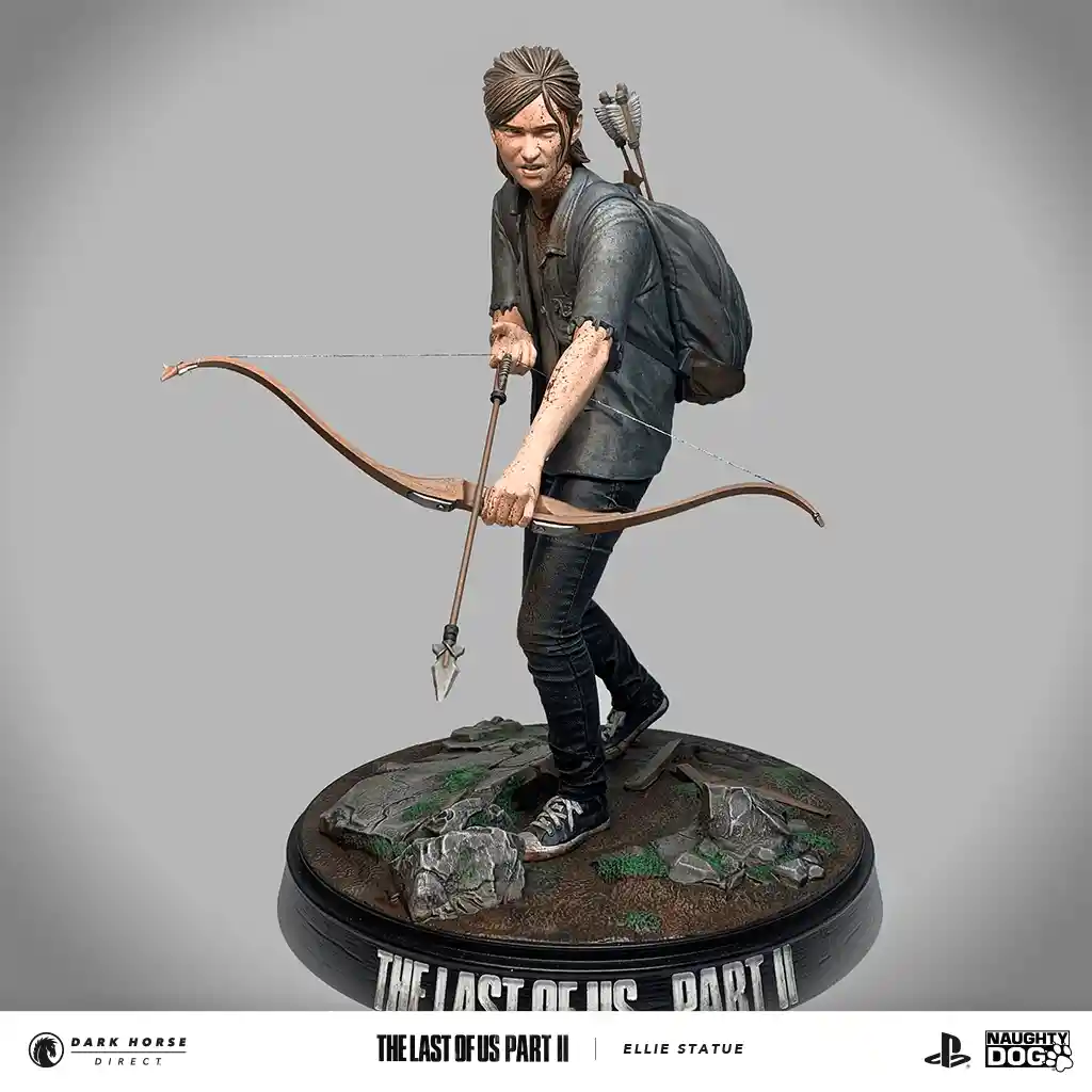 The Last of us Figura de Colección Part II Ellie With Bow Dark