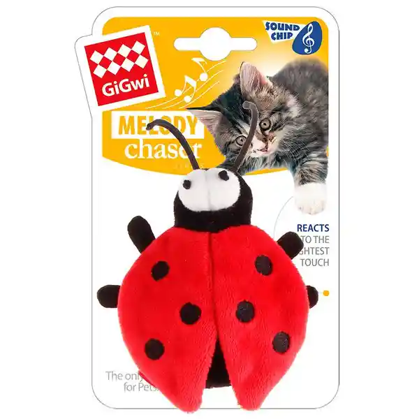 Gigwi Juguete Gatos Melody Chaser Escarabajo