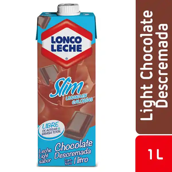 Loncoleche Leche Light Descremada Sabor Chocolate