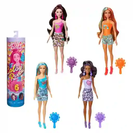 Barbie Muñeca Fantasía Sirenas Colores Mágicos - HRP96