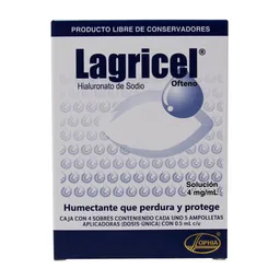 Ofteno Lagricelsolucion Oftalmica Esteril (0.4 %)