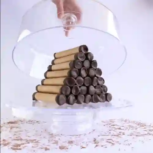 Barquillo Relleno de Manjar (24 U)