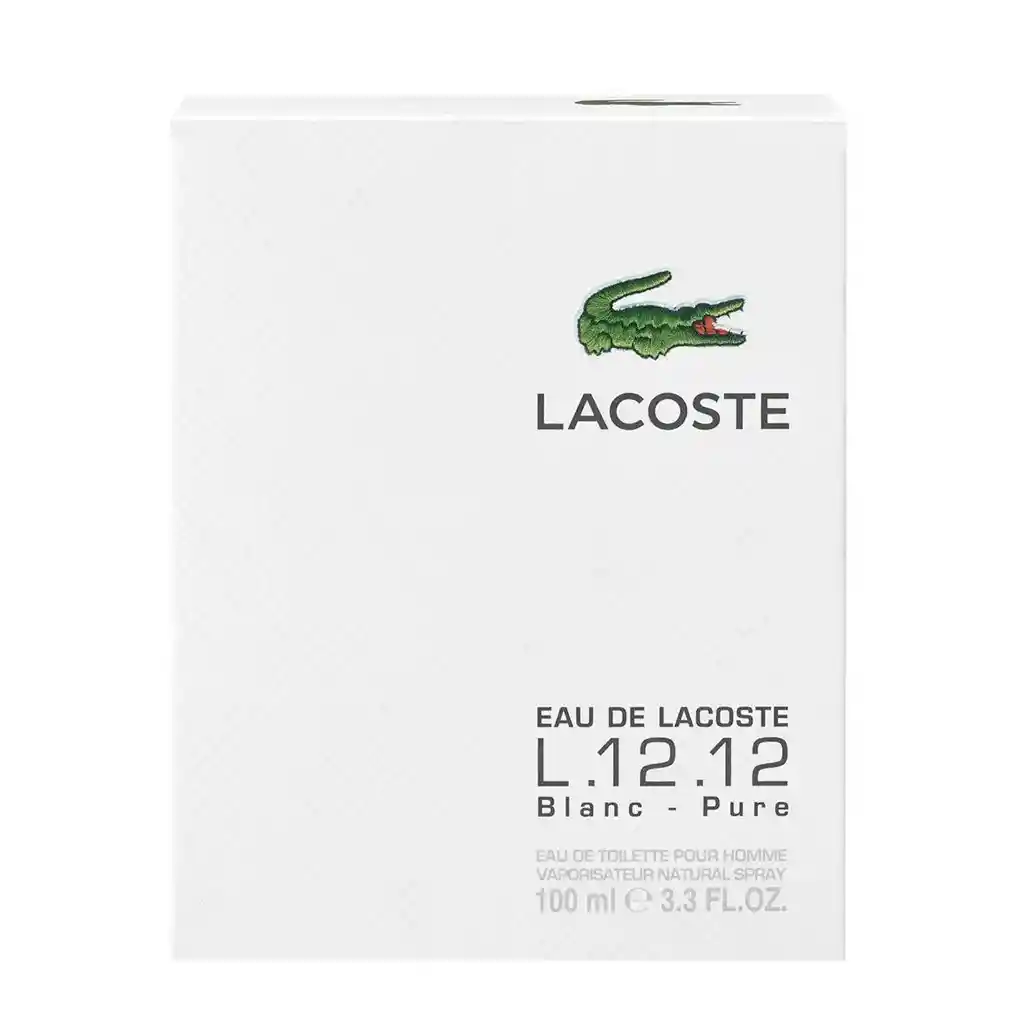 Lacoste Perfume L.12.12 Blanc Pure 100 mL