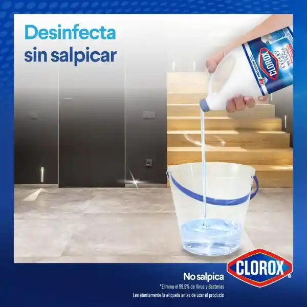 Cloro Clorox Anti-Splash (Botella) 1900 gr