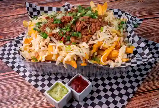 Papas Fritas con Mechada