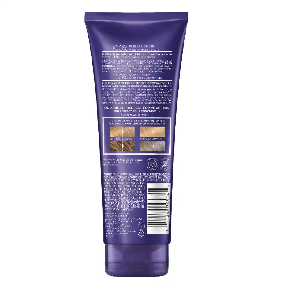 L'Oréal Shampoo Everpure Brass Tonning Purple