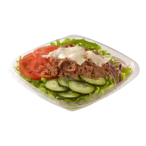 Ensalada de carne y queso