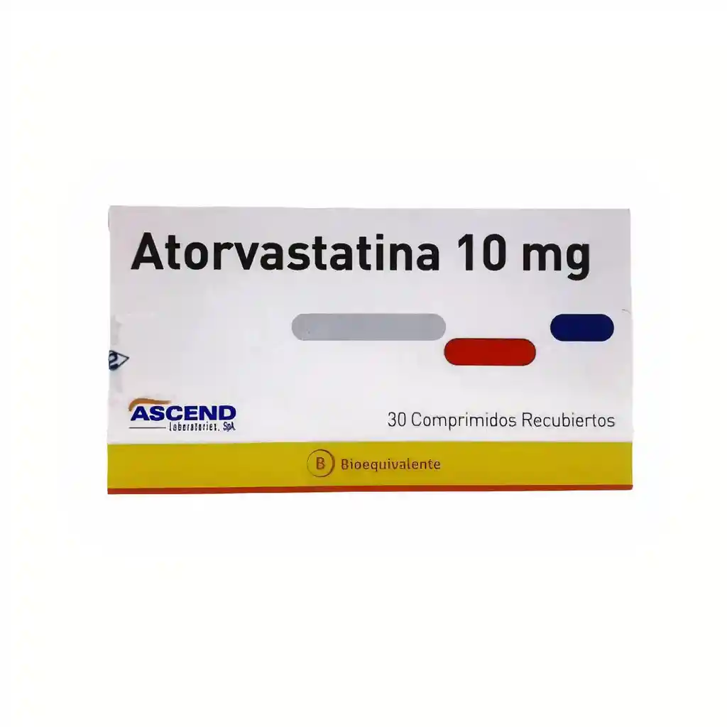 Atorvastatina 10 mg Comprimidos Recubiertos