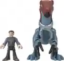Imaginext Juguete Jurassic World Tyrannosaurus & Owen