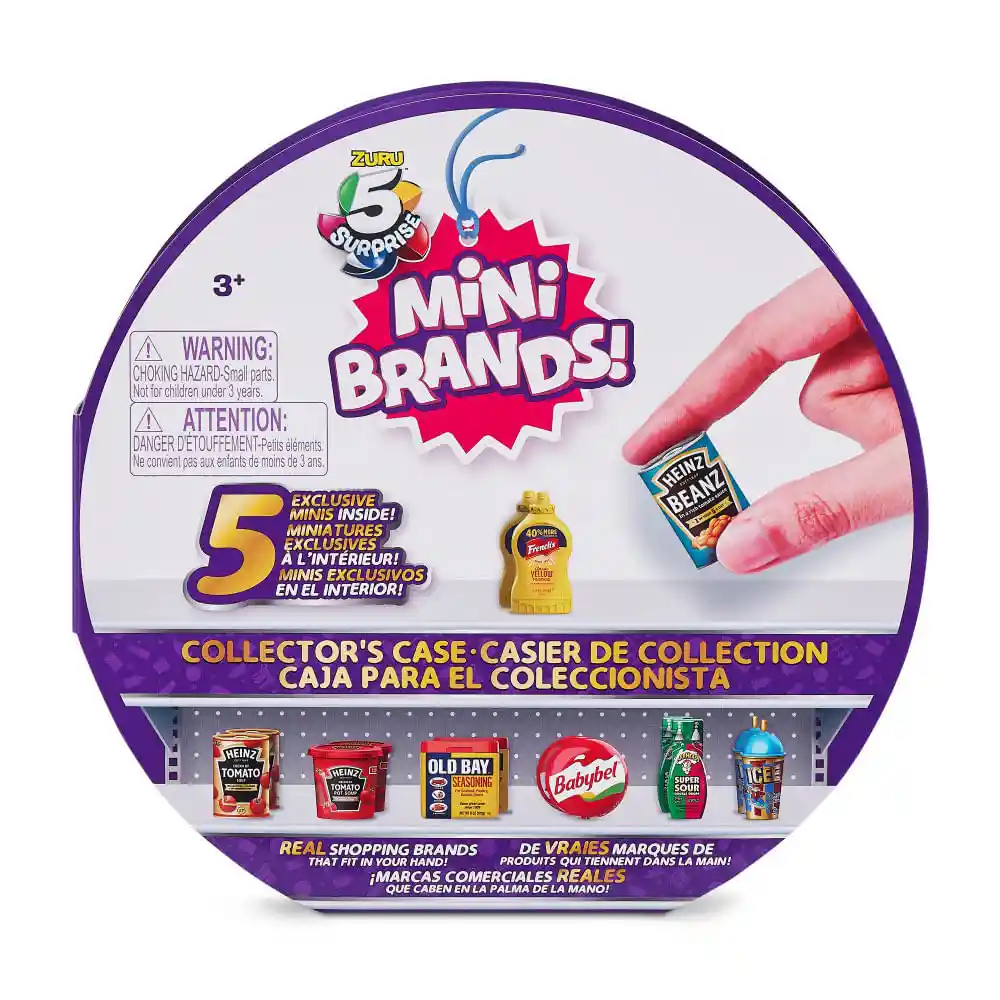 Zuru Mini Brands! Caja Para Coleccionar + 5 Sorpresas