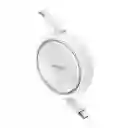 Baseus Cable Carga Rápida Mini Tipo C a Tipo C 100W Blanco 1 m