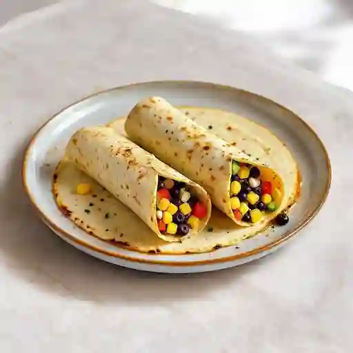 Wrap Vegetariano + 4 Ingredientes A Eleccion