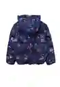 Abrigo Parka Kids Cosmic 320 Niña Azul Talla 2 Años Ficcus