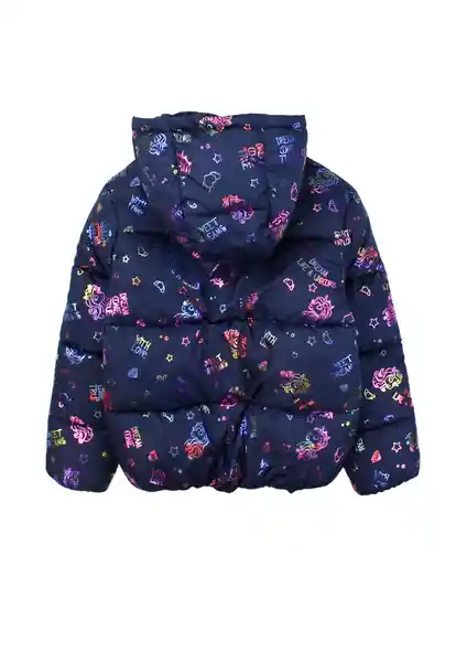 Abrigo Parka Kids Cosmic 320 Niña Azul Talla 2 Años Ficcus