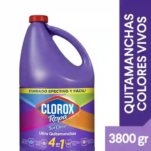 Quitamanchas Clorox Colores Vivos (Botella) 3800 gr