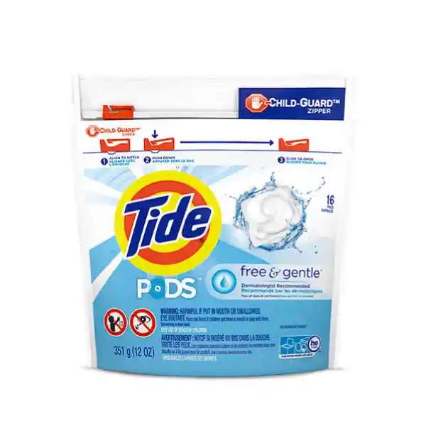 Tide Detergente Free&Gentle Pods