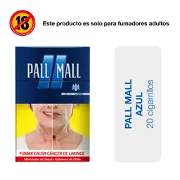 Pall Mall Cigarrillo Azul con Filtro