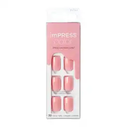 Kiss Impress Uñas Postizas Pretty Pink KIMC003