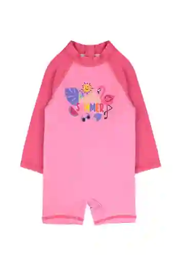 Enterito de Agua Spirit Bebé Niña Rosado Talla 6/12 - 221