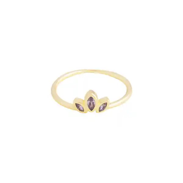 Anillo Berry Baño de Oro Talla 7 Noa Joyas