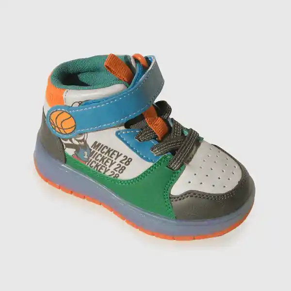 Zapatillas Disney Cambia Color Mickey Niño Talla 24 Colloky