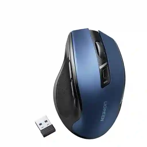 Ugreen Mouse Inalámbrico 2.4 Ghz + Ergonómico Azul MU006