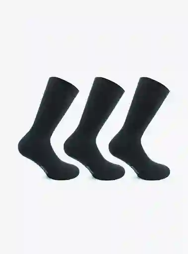 Peruggi Pack Calcetines Bamboo Liso L/American Negro