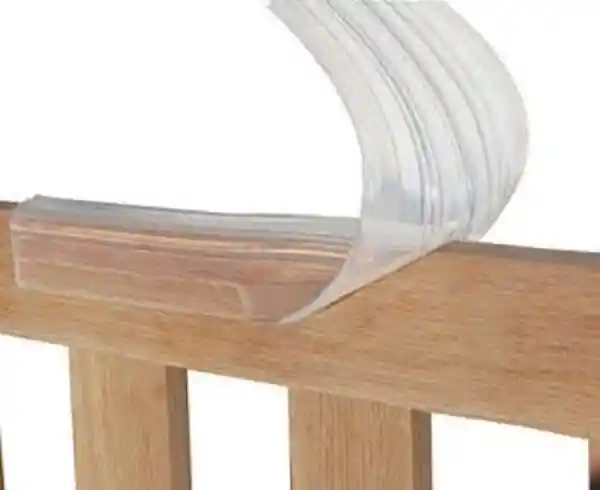 Kidkusion Protector de Encías Para Baranda de Cuna Transparente