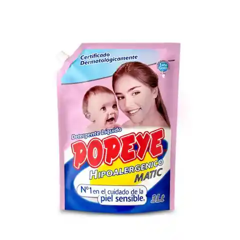 Popeye Detergente Líquido Bebé Hipoalergénico
