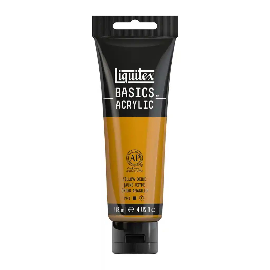 Liquitex Acrilico BASICS 118 ml 416 Óxido Amarillo