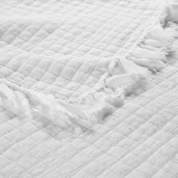 Cubrecama Stone 2 Plazas Blanco Rosen