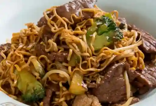 Carne mongoliana chaumin