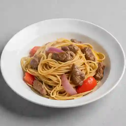 Tallarín saltado pollo