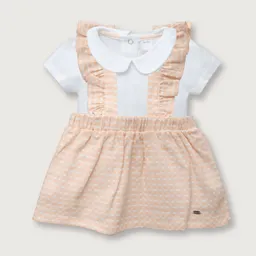 Conjunto Jumper Bebé Niña Rosado Talla RN Opaline