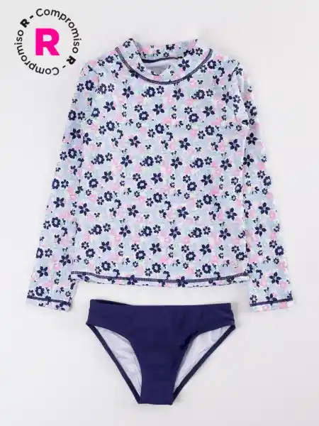 Harvest Traje de Baño Setuv Manga Larga Azul 10 V26