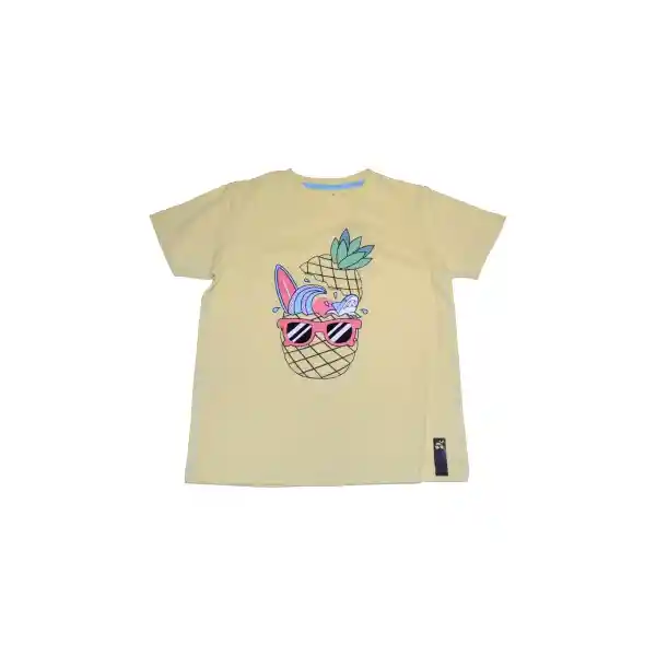 Polera Niño Amarillo Pillin 12