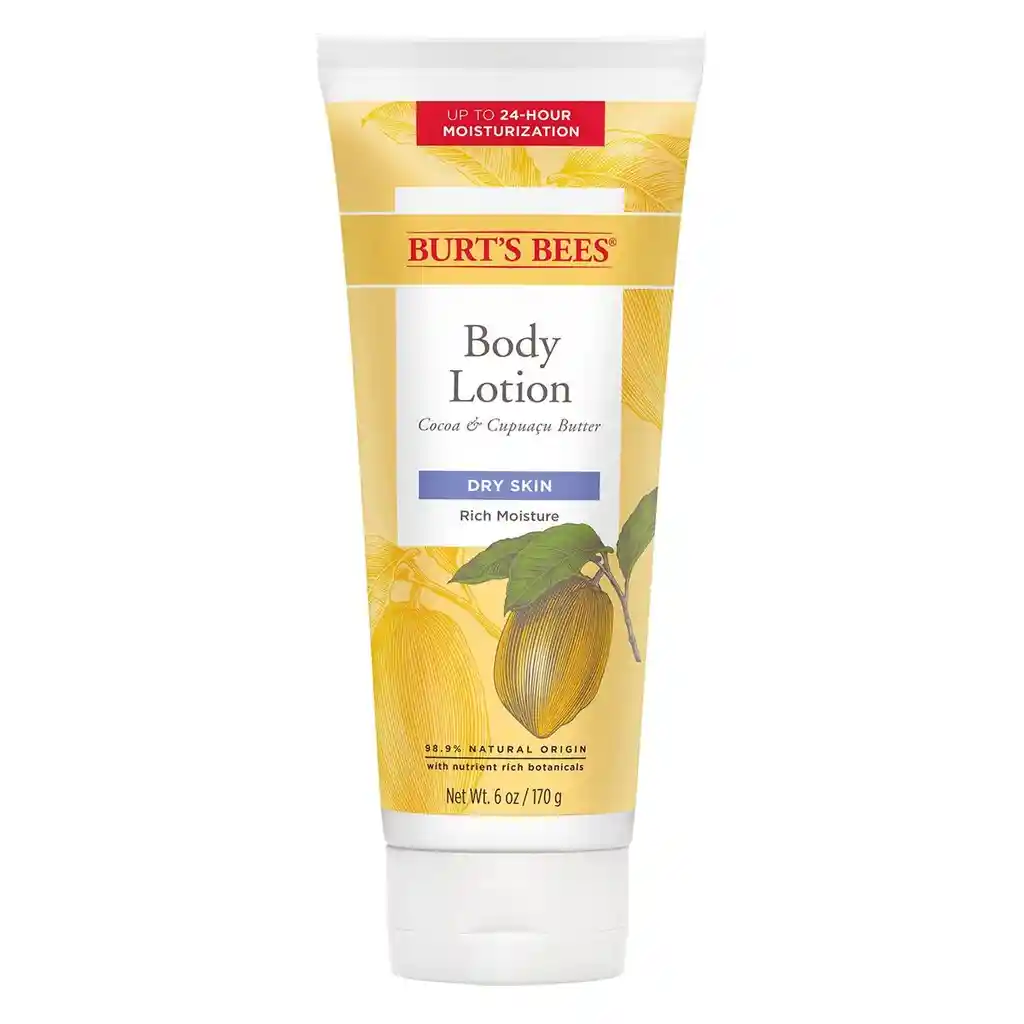 Burts Bees Crema Corporal de Cocoa y Cupuacu para Piel Seca