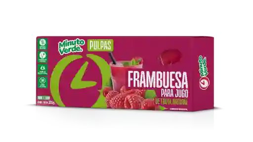 Pulpa Frambuesa Minuto Verde