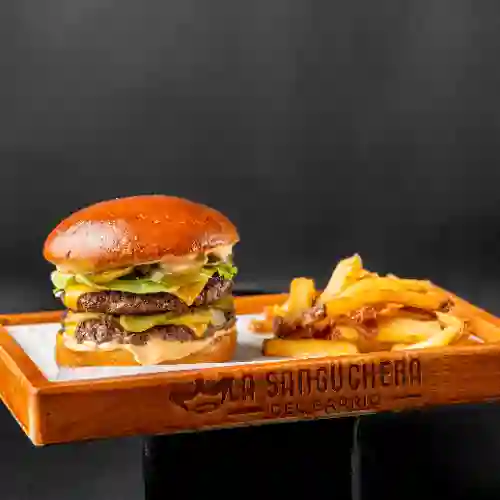 Monster On Fire Smash Burger