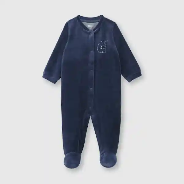 Pack Pijama Hipopótamo de Bebé Celeste Talla 6M Colloky