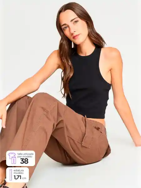 Index Pantalón Moda Cargo-e Cor Marrón 36 W25