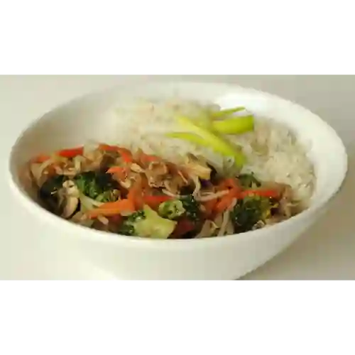 Pollo Chiten con Arroz Chaufan