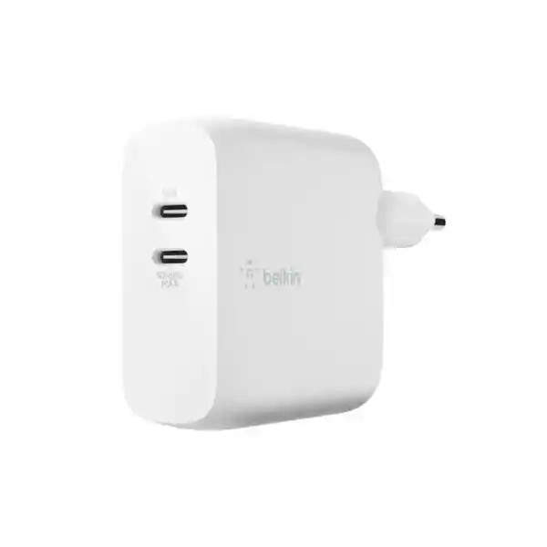 Belkin Cargador Gan Super Rápido 63W 2 Usb-C 3.0