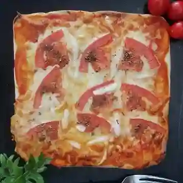 Pizza mechada cebolla