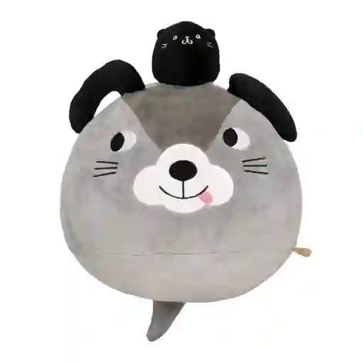 Cojín de Animal Con Mascota Gris 27 x 30.5 cm Casaideas