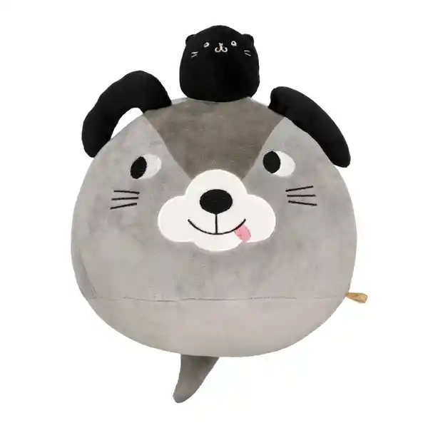 Cojín de Animal Con Mascota Gris 27 x 30.5 cm Casaideas