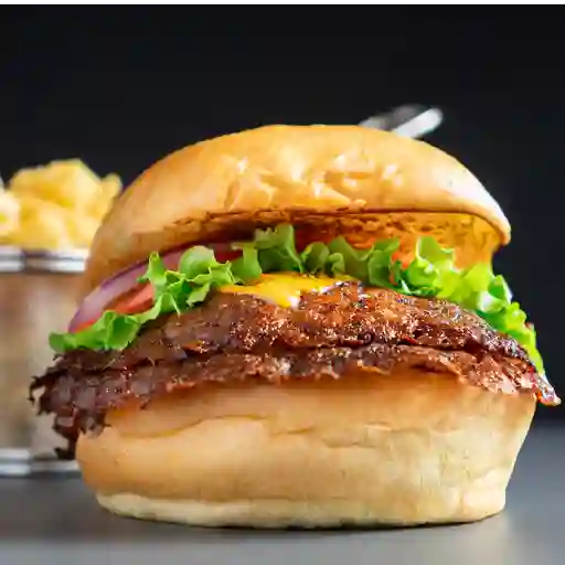 Classic burger doble + fries