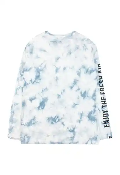 Like It Polera Teens Tie Dye Wanderlust 505 Azul Denim 12 Años